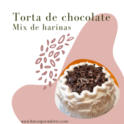 Torta de chocolate con mix de harinas